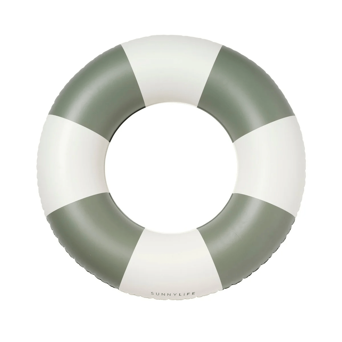Sunnylife Slim Tube Pool Ring - Olive Stripe S51SPROS Slim Tube Pool Ring - Olive Stripe Splash Swimwear