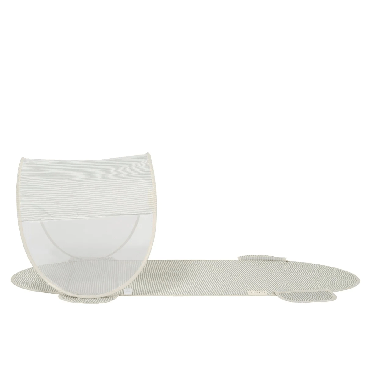 Sunnylife Solo Sun Shader La Palma - Sage Stripe S51SSHCR Solo Sun Shader La Palma - Sage Stripe Splash Swimwear