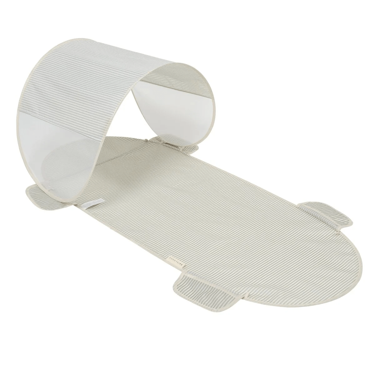 Sunnylife Solo Sun Shader La Palma - Sage Stripe S51SSHCR Solo Sun Shader La Palma - Sage Stripe Splash Swimwear