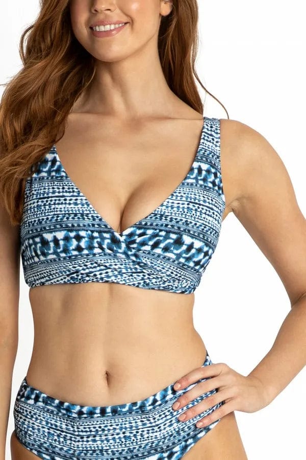 Sunseeker Byron Bay DD/E Twist Minimiser Bra - Ink SS12419DDE Splash Swimwear Bikini Bottoms 12 9313513317635