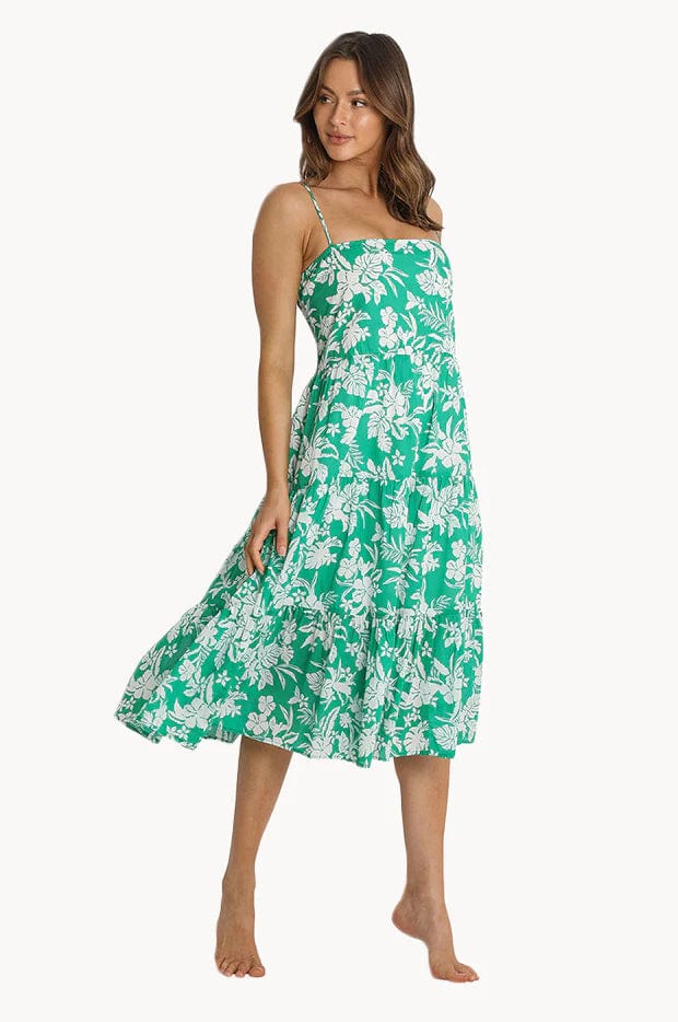 Sunseeker Dresses Island Girl Shoe String Midi Dress Sunseeker Island Girl Shoe String Midi Dress