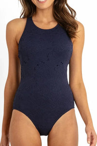 Sunseeker One Pieces Lavia Cross Back One Piece - Ink Sunseeker Lavia Cross Back One Piece - Ink