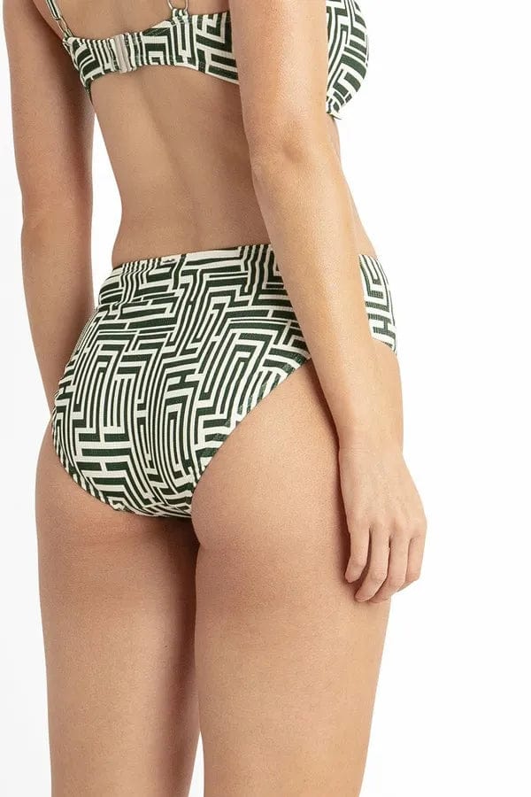 Sunseeker Maze Mid Rise Pant - Khaki Sunseeker Maze Classic Pant - Khaki Splash Swimwear Bikini Bottoms