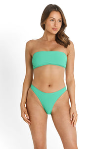 Sunseeker Bikini Bottoms Reset Rio Pant - Green Sunseeker Island Girl Mini Tie Side Pant