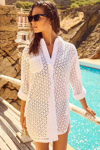 Sunseeker Soho Painters Shirt - White Sunseeker Soho Painters Shirt - White Splash Swimwear