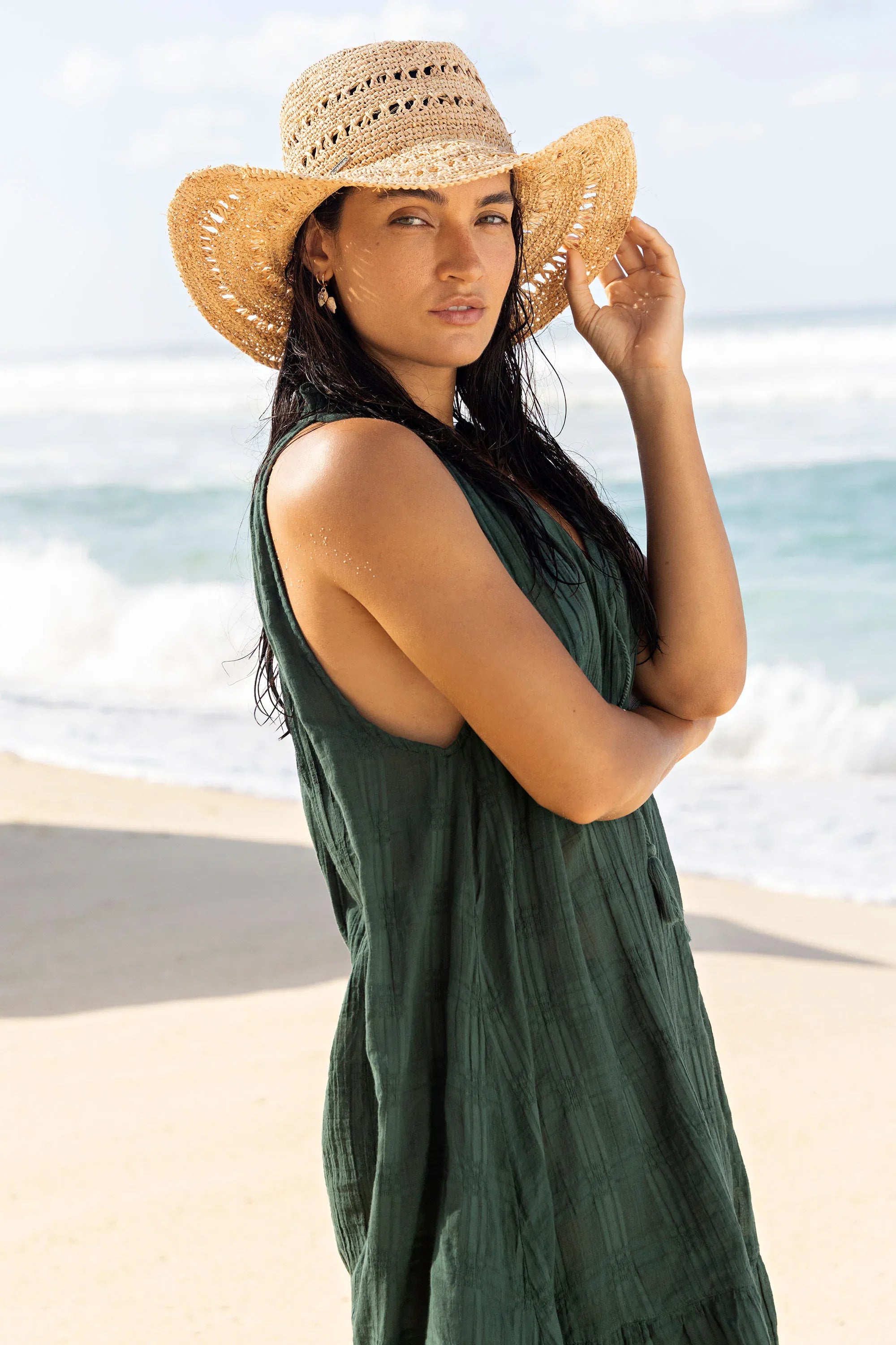 Sunseeker Sunseeker Beach Cowboy Hat - Natural SS60161 Sunseeker Beach Cowboy Hat - Natural Splash Swimwear Hats O/S 9318197696724