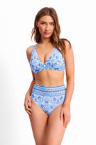 Sunseeker Sunseeker Cowboy DD/E U/Wire Tri Bra - Blue Sunseeker Cowboy DD/E U/Wire Tri Bra - Blue Splash Swimwear Bikini Tops