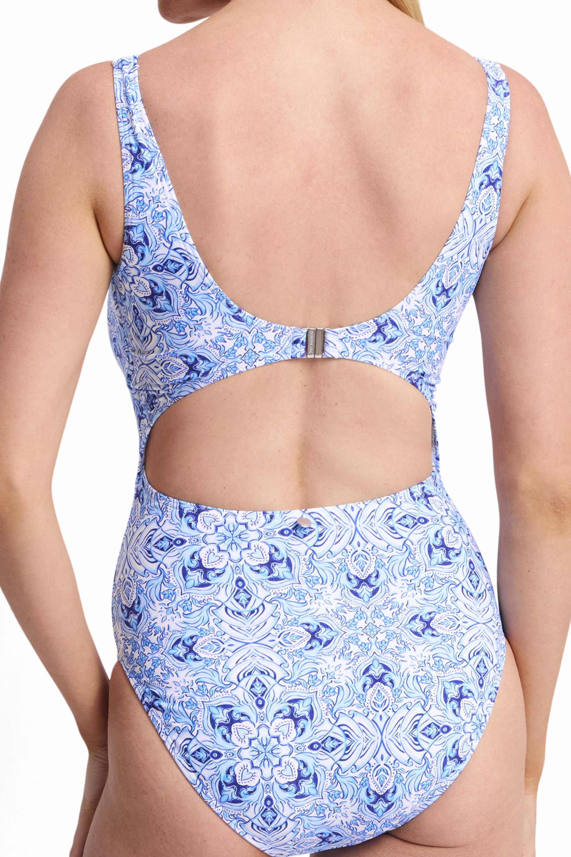 Sunseeker Sunseeker Cowboy G/H Clip Back 1Pc - Blue Sunseeker Cowboy G/H Clip Back 1Pc - Blue Splash Swimwear One Piece
