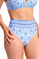 Sunseeker Sunseeker Cowboy Highrise Pant - Blue Sunseeker Cowboy Highrise Pant - Blue Splash Swimwear Bikini Bottoms