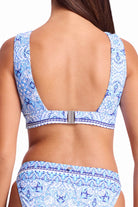 Sunseeker Sunseeker Cowboy Mastectomy Crop - Blue Sunseeker Cowboy Mastectomy Crop - Blue Splash Swimwear Bikini Tops