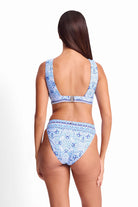 Sunseeker Sunseeker Cowboy Mastectomy Crop - Blue Sunseeker Cowboy Mastectomy Crop - Blue Splash Swimwear Bikini Tops