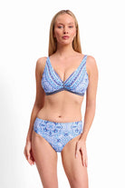Sunseeker Sunseeker Cowboy Mid Rise Pant - Blue Sunseeker Cowboy Mid Rise Pant - Blue Splash Swimwear Bikini Bottoms