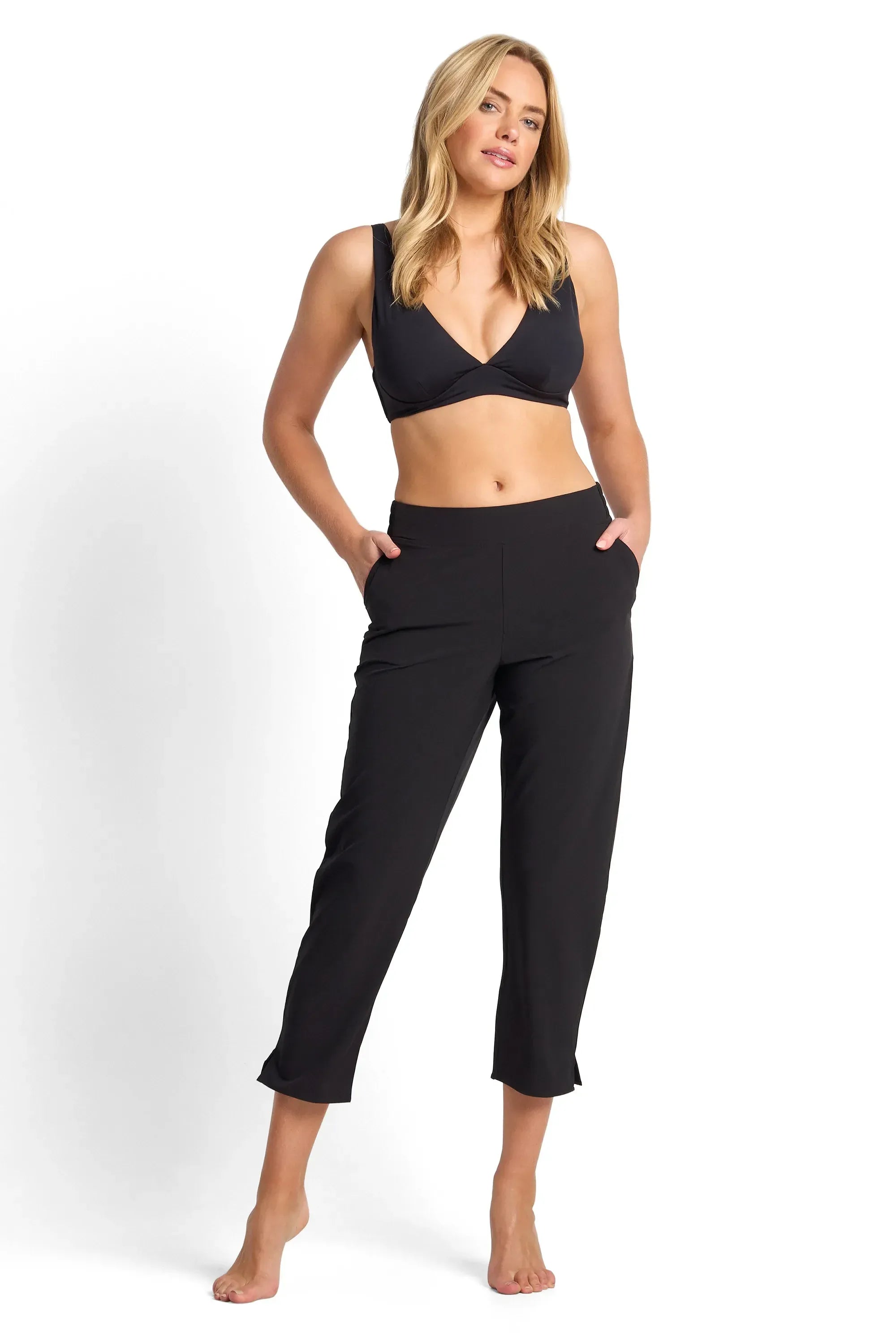 Sunseeker Sunseeker Hybrid Flex Pant - Black Sunseeker Hybrid Flex Pant - Black Splash Swimwear Pants
