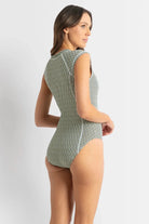 Sunseeker Sunseeker Ios Seasport Cap Sleeve One Piece - Olive Sunseeker Ios Seasport Cap Sleeve One Piece - Olive Splash Swimwear