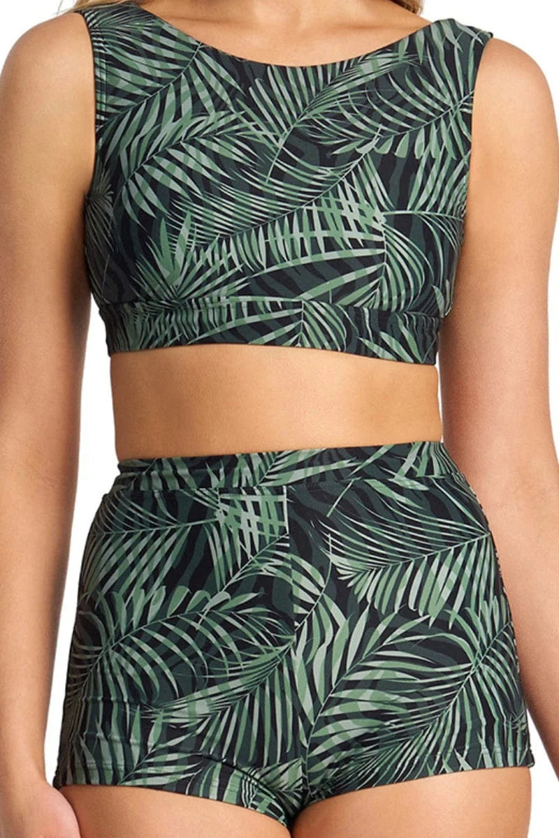 Sunseeker Sunseeker Lombok Mastectomy Crop - Black Sunseeker Lombok Mastectomy Crop - Black Splash Swimwear