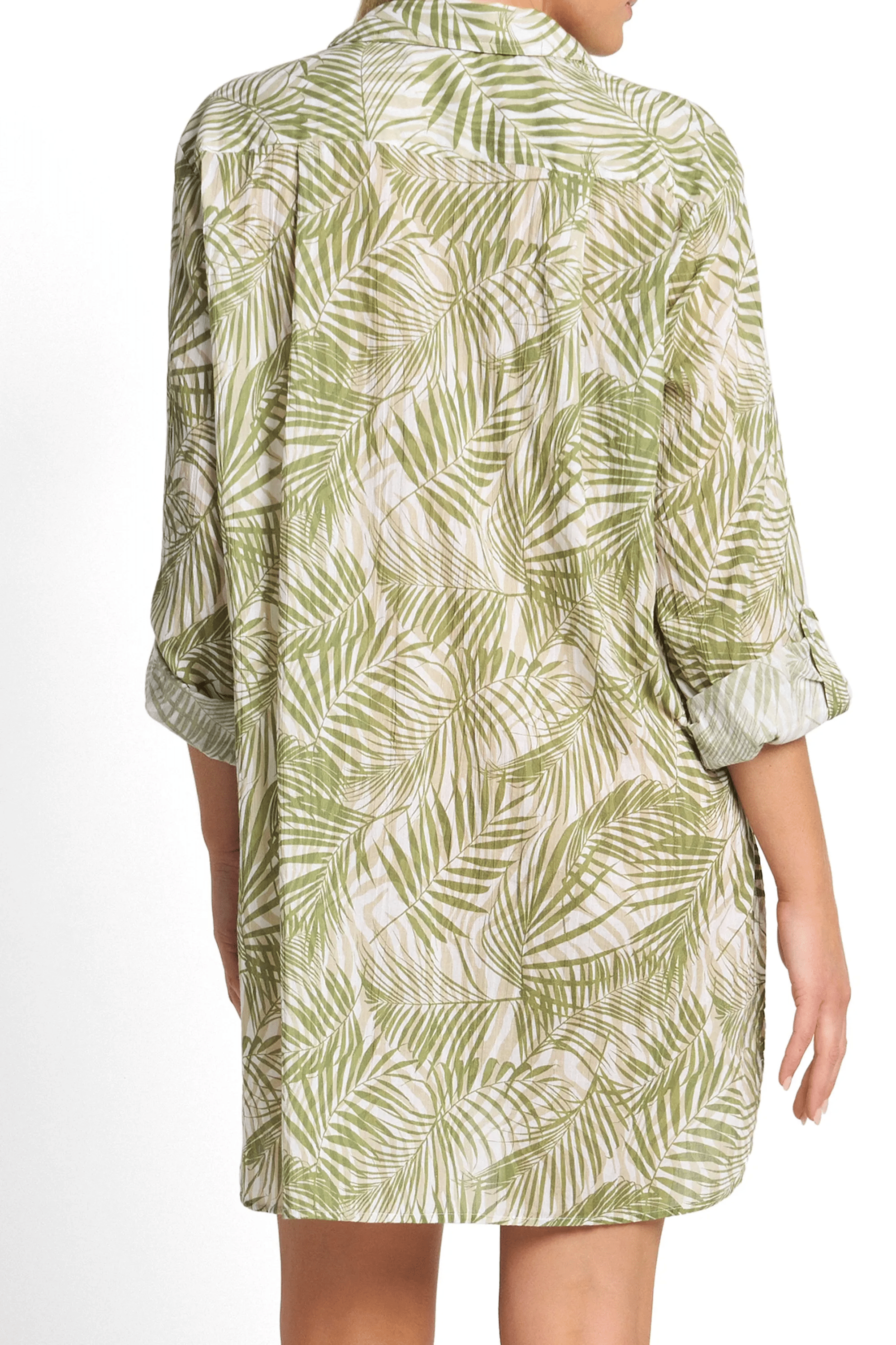 Sunseeker Sunseeker Lombok Painters Shirt - White Sunseeker Lombok Painters Shirt - White Splash Swimwear