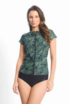 Sunseeker Sunseeker Lombok Short Sleeve Mastectomy Rashie - Black Sunseeker Lombok Short Sleeve Mastectomy Rashie - Black Splash Swimwear