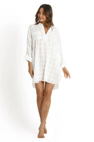 Sunseeker Sunseeker Picnic Painters Shirt - White Sunseeker Picnic Painters Shirt - White Splash Swimwear