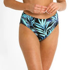 Sunseeker Sunseeker Pina Colada Mid Rise Pant - Black Sunseeker Pina Colada Mid Rise Pant - Black Splash Swimwear Bikini Bottoms