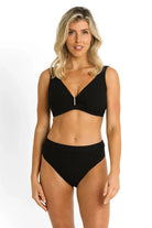 Sunseeker Sunseeker Reset Band Pant - Black SS31581 Sunseeker Reset Band Pant - Black Splash Swimwear AU14/US10 9313513514621