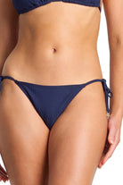 Sunseeker Sunseeker Reset Mini Tie Side Pant - Ink Sunseeker Reset Mini Tie Side Pant - Ink Splash Swimwear Bikini Bottoms