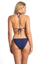 Sunseeker Sunseeker Reset Mini Tie Side Pant - Ink SS31599 Sunseeker Reset Mini Tie Side Pant - Ink Splash Swimwear Bikini Bottoms AU10/US6 78374861084217