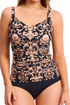 Sunseeker Sunseeker Seoul DD-E Ruched Singlet - Black Sunseeker Seoul DD-E Ruched Singlet - Black Splash Swimwear Singlet