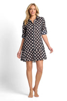 Sunseeker Sunseeker Seoul Frill Button Dress - Black Sunseeker Seoul Frill Button Dress - Black Splash Swimwear