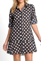 Sunseeker Sunseeker Seoul Frill Button Dress - Black Sunseeker Seoul Frill Button Dress - Black Splash Swimwear