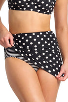 Sunseeker Sunseeker Seoul Ruched Skirt Pant - Black Sunseeker Seoul Ruched Skirt Pant - Black Splash Swimwear