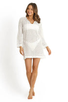 Sunseeker Sunseeker Soho Broderie Cover Up - White Sunseeker Soho Broderie Cover Up - White Splash Swimwear