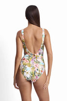 Sunseeker Sunseeker White Lotus Tri Ring Front One Piece - White Sunseeker White Lotus Tri Ring Front One Piece - White Splash Swimwear