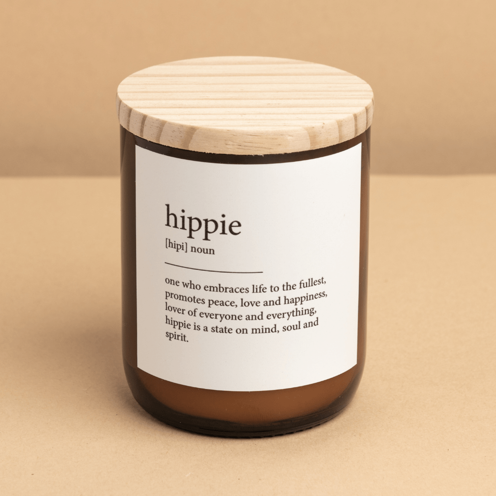 The Commonfolk Health & Beauty TCCDM11E Dictionary Candle - Hippie