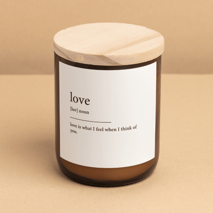 The Commonfolk Dictionary Candle - Love TCCDM21B Splash Swimwear Health & Beauty 1000008911