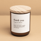 The Commonfolk Health & Beauty TCCDM38A Dictionary Candle - Thank You