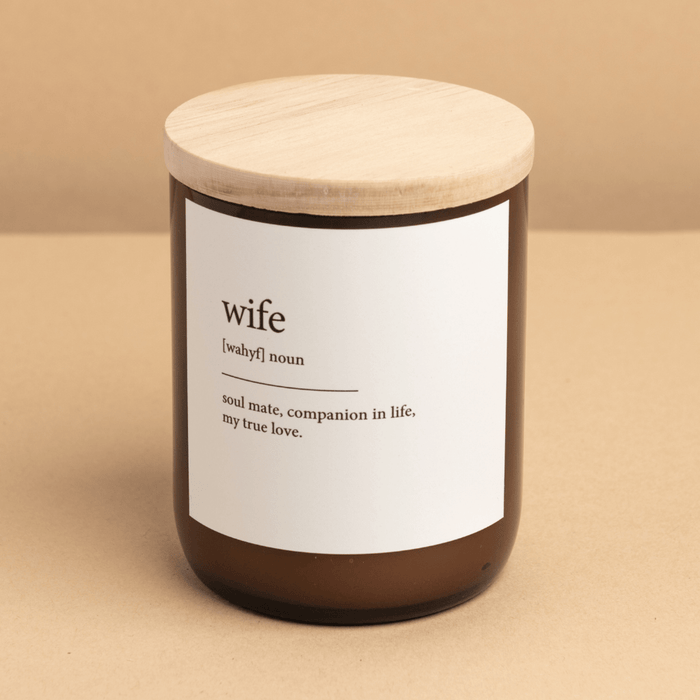 The Commonfolk Dictionary Candle - Wife* TCCDM25F Splash Swimwear Health & Beauty 1000008910