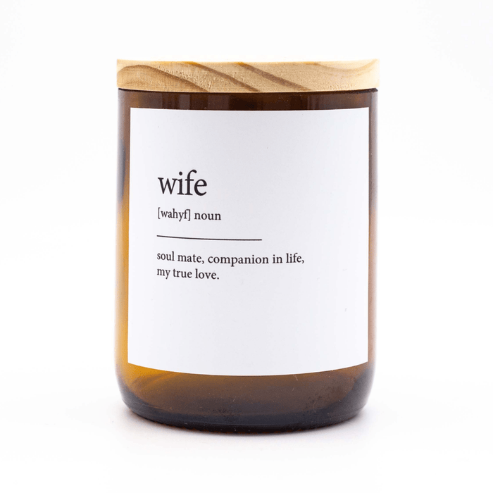 The Commonfolk Dictionary Candle - Wife* TCCDM25F Splash Swimwear Health & Beauty 1000008910