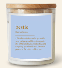 The Commonfolk Health & Beauty TCC175A FOIL Dictionary Meaning Bestie Candle