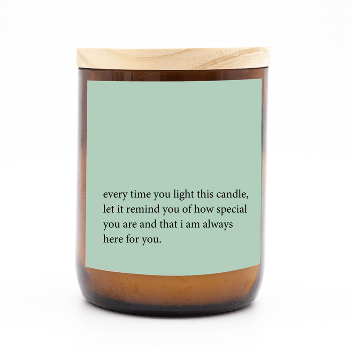 The Commonfolk Heartfelt Quote Candle - Always Here For You TCCH301 Splash Swimwear Health & Beauty 1000010527