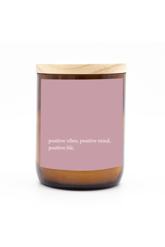 The Commonfolk Heartfelt Quote Candle - Positive Vibes TCCH7A Splash Swimwear Health & Beauty 1000008475