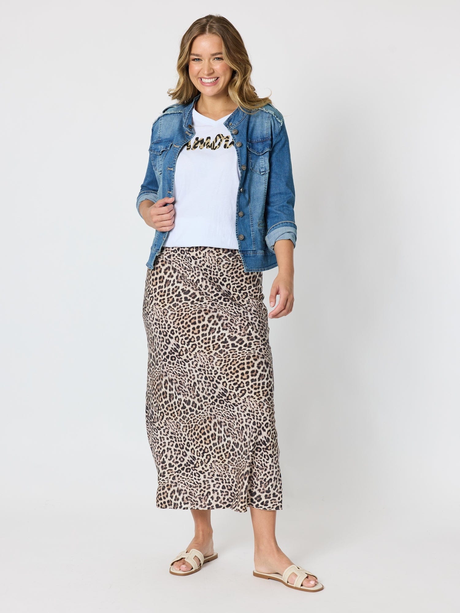Threadz Threadz Serengeti Print Skirt - Animal Threadz Serengeti Print Skirt - Animal Splash Swimwear Clothing
