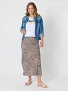 Threadz Threadz Serengeti Print Skirt - Animal Threadz Serengeti Print Skirt - Animal Splash Swimwear Clothing