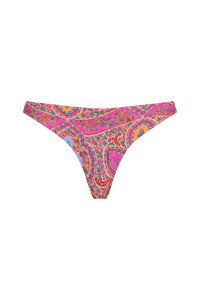 Tigerlily Bikini Set XXS Juliette Dhalia Long Line Tri & Bottom Bikini Set - Boysenberry Cocktail