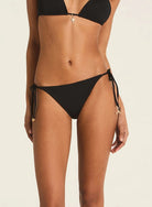 Tigerlily Miranda Bottom - Black Tigerlily Swim Classics Tara Tri - Licorice Splash Swimwear Bikini Bottoms
