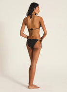 Tigerlily Miranda Bottom - Black Tigerlily Swim Classics Tara Tri - Licorice Splash Swimwear Bikini Bottoms