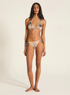 Tigerlily Miranda Bottom - Murasaki Patchwork Tigerlily Swim Classics Tara Tri - Licorice Splash Swimwear Bikini Bottoms
