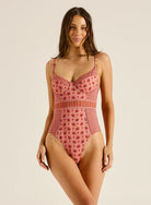 Tigerlily Seafolly Rosellini Cindy One Piece - Candy Seafolly Rosellini Cindy One Piece - Candy Splash Swimwear One Pieces