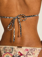 Tigerlily Tara Tri - Murasaki Patchwork Tigerlily Swim Classics Tara Tri - Licorice Splash Swimwear Bikini Tops