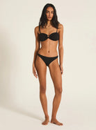 Tigerlily Tiger Bottom - Black Tigerlily Swim Classics Tara Tri - Licorice Splash Swimwear Bikini Bottoms