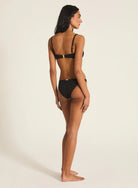 Tigerlily Tiger Bottom - Black Tigerlily Swim Classics Tara Tri - Licorice Splash Swimwear Bikini Bottoms